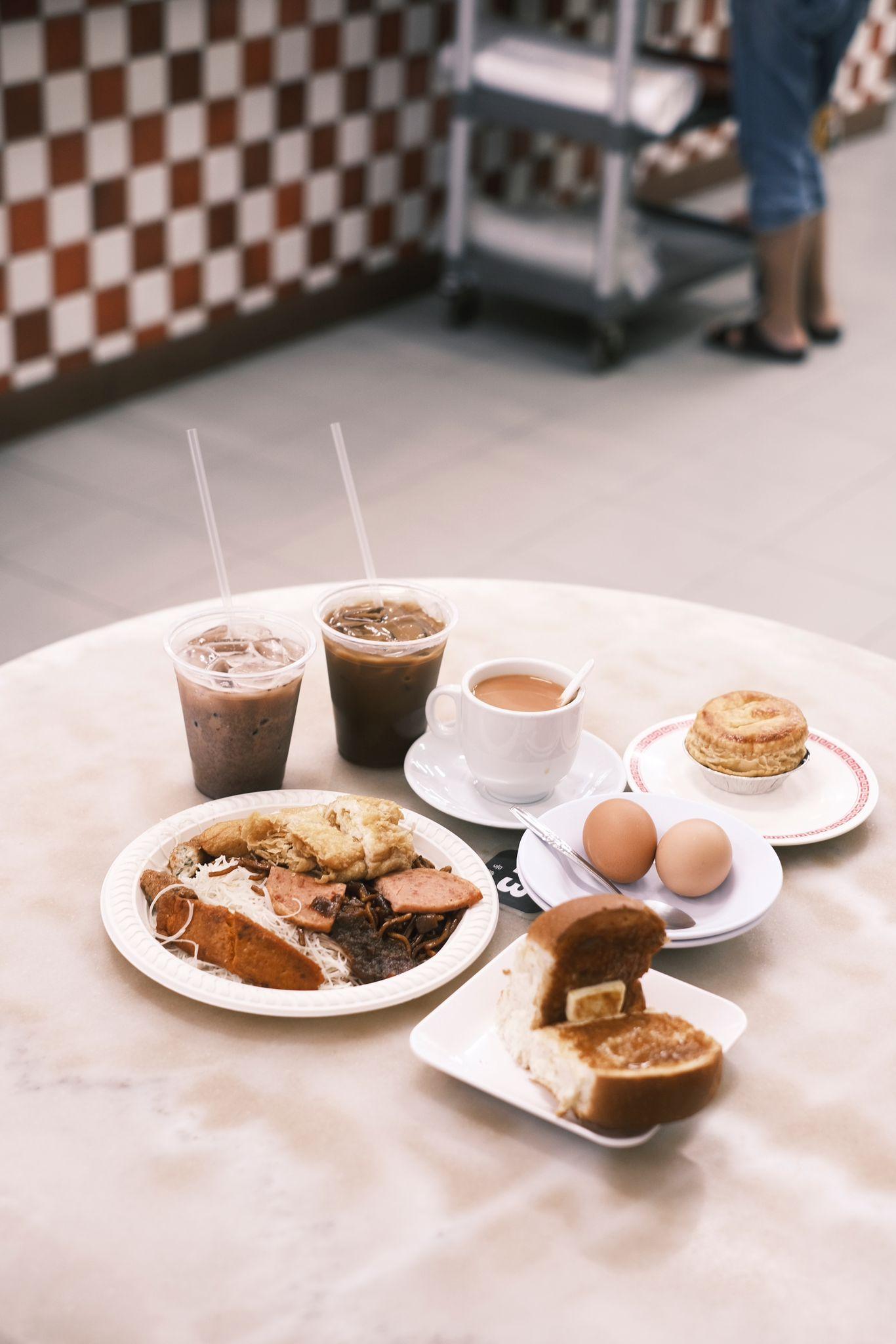 喜園咖啡店主打最傳統的南洋咖啡和地道早餐