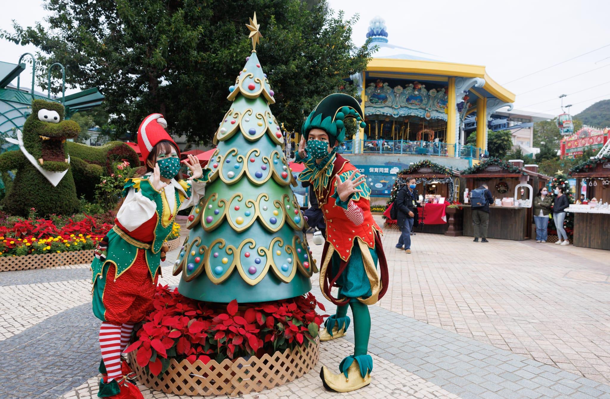 怡慶坊內還有好「芬」聖誕小鎮、聖誕老人禮物基地。