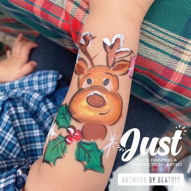 Just Facepainting的Facepainting及Armpainting。