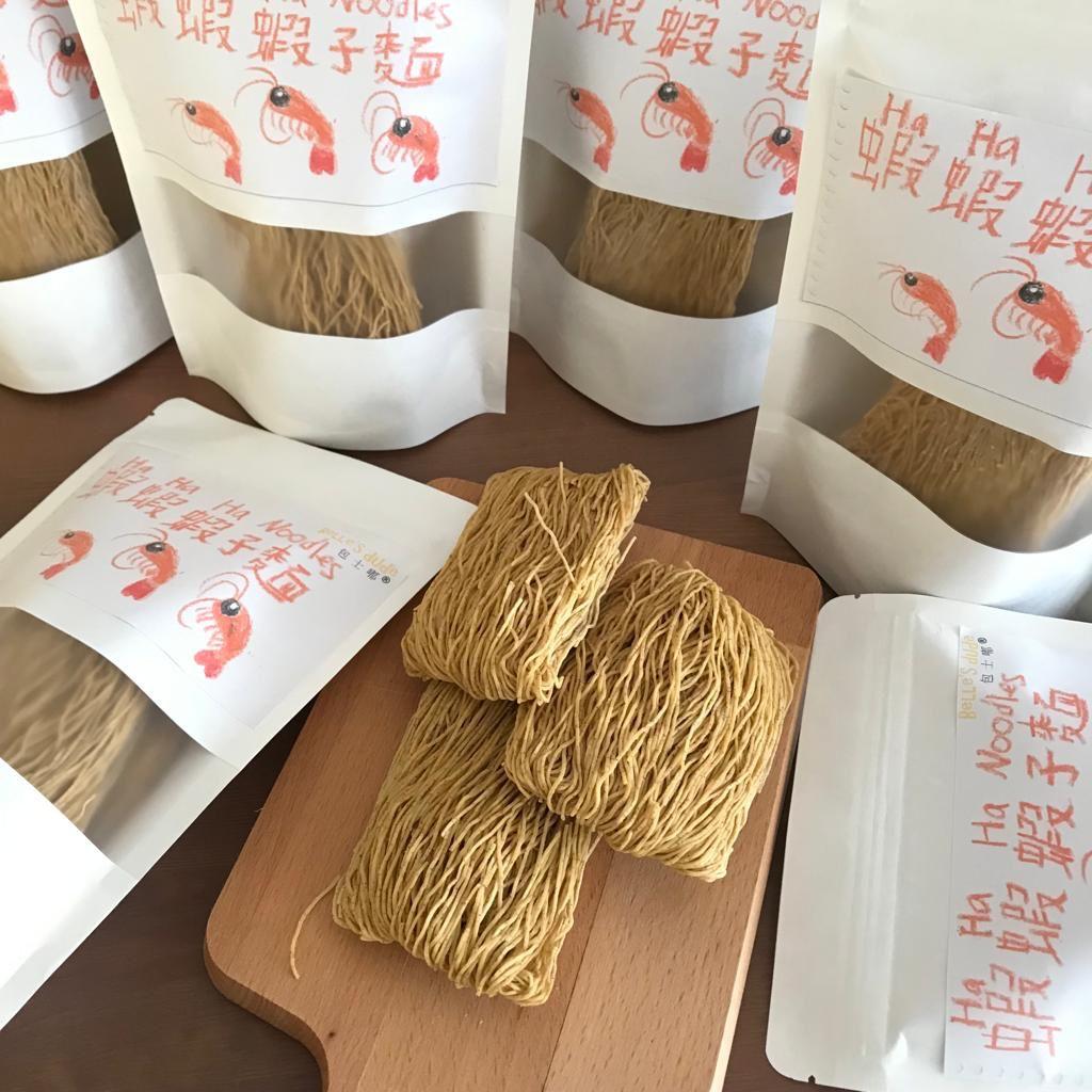 包士嘟Belle’s Dude優質香港小食的144層蝴蝶酥、蝦蝦蝦子麵等。