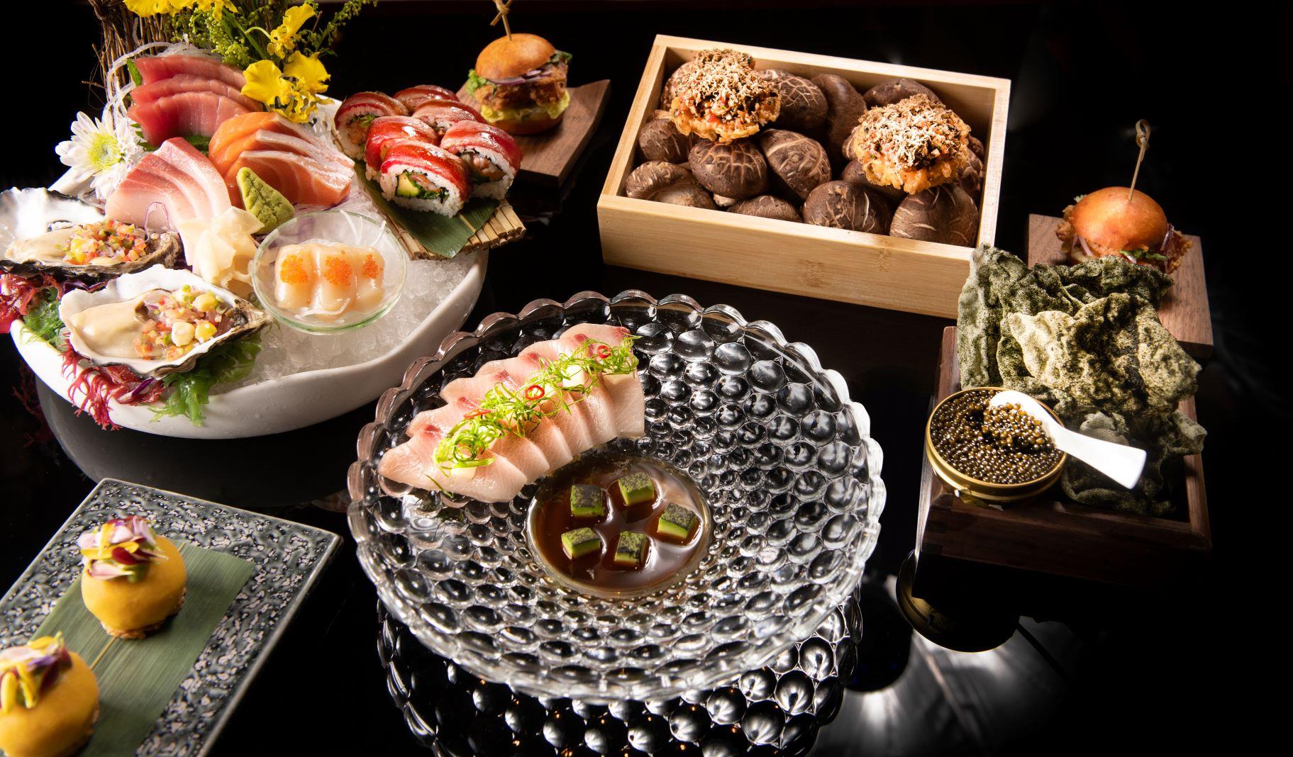 主菜方面則有六款選擇,包括龍蝦蕎麥麵、宮崎縣A5和牛、香辣羊排及味噌三文魚等等,款款都好吸引!