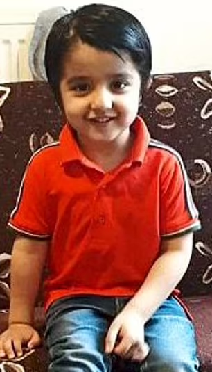 4歲的Muhammad Ibrahim Ali不幸死亡。(互聯網)