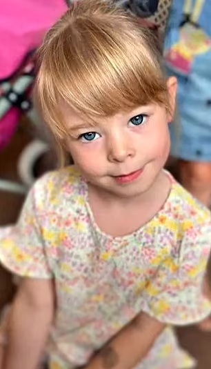 4歲女童Camila Rose Burns命危。(互聯網)