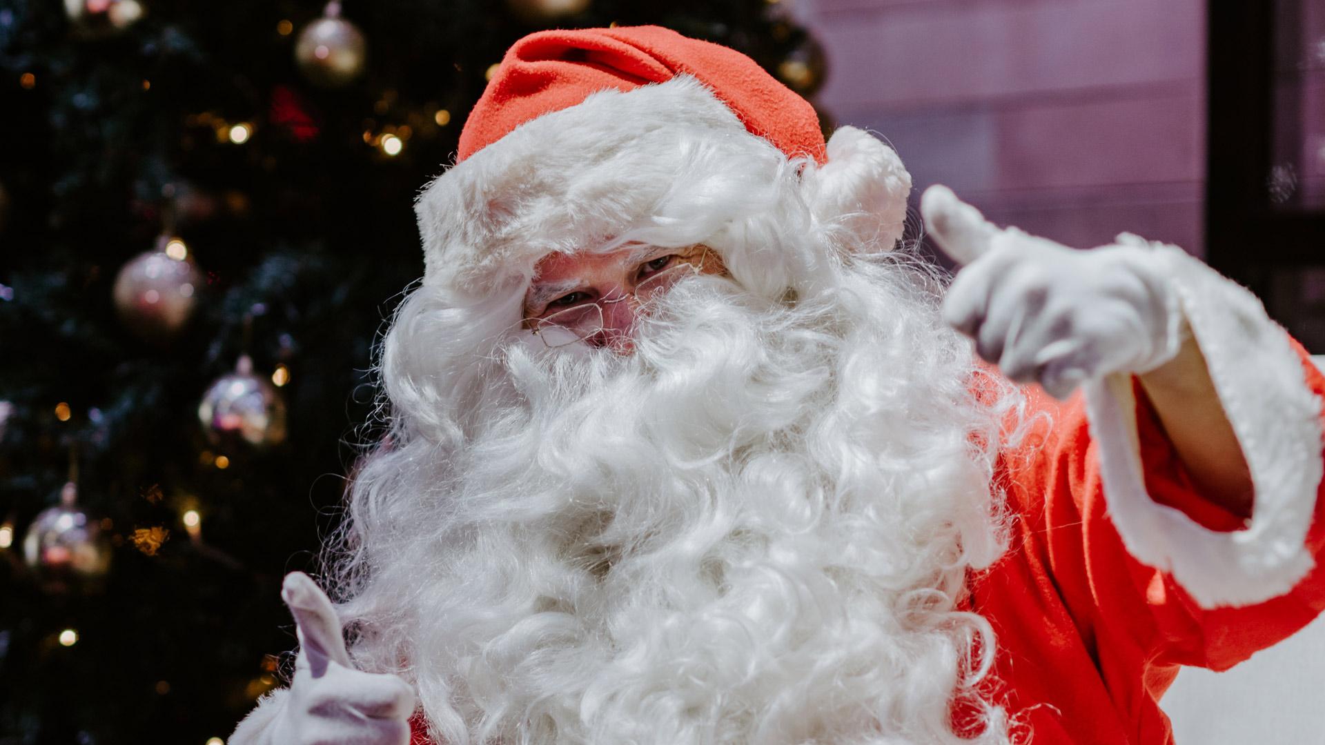 遊客可以跟聖誕老人合照