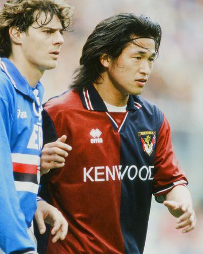 三浦知良早年曾轉投意甲。(三浦知良網頁圖片)