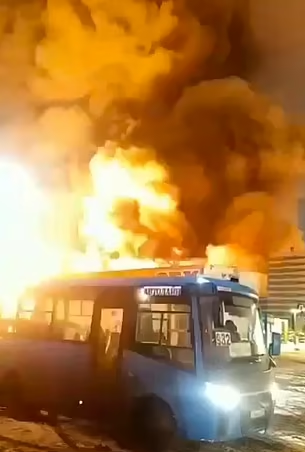 莫斯科外圍的希姆基市(Khimki)於本月9日亦曾發生大火。(資料圖片)