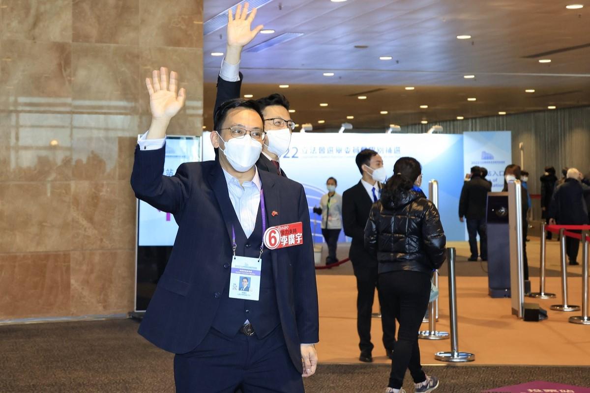 再度落敗的李廣宇為6人之中得票最低。(中通社)