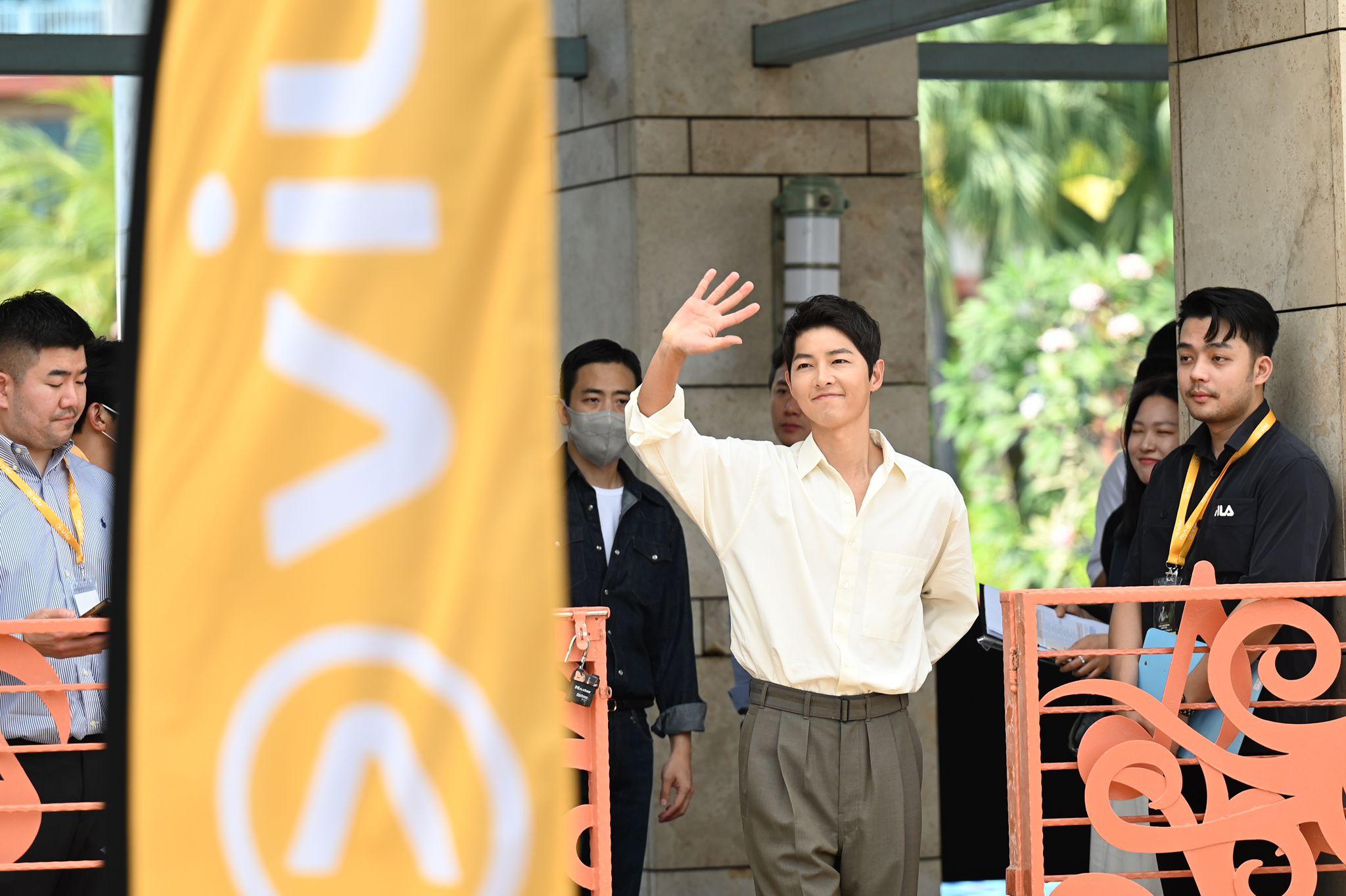 宋仲基宣傳《財閥家的小兒子》,今日現身新加坡記者會。