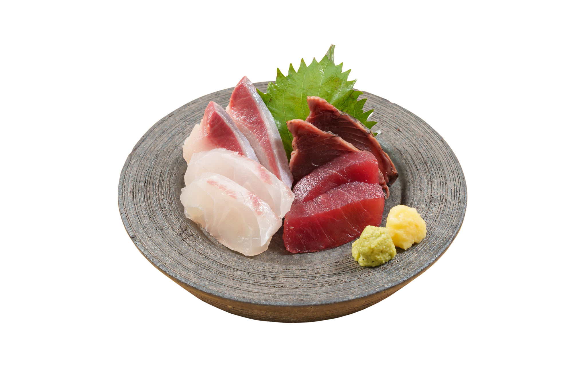 四點刺身盛【稻烤拖羅鰹魚】 $68