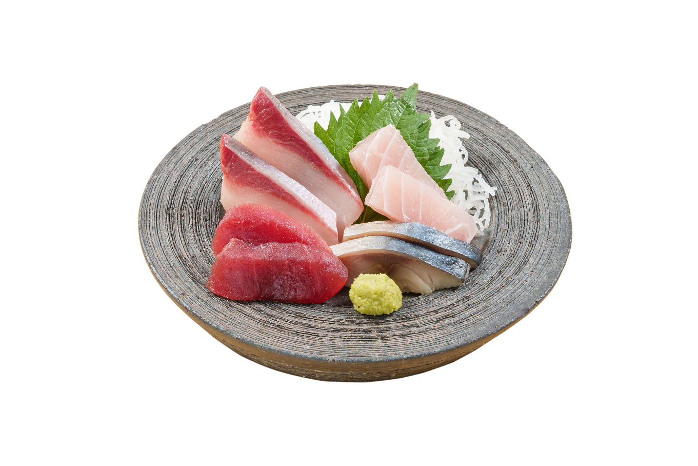 四點刺身盛【長鰭大呑拿魚腩】 $76