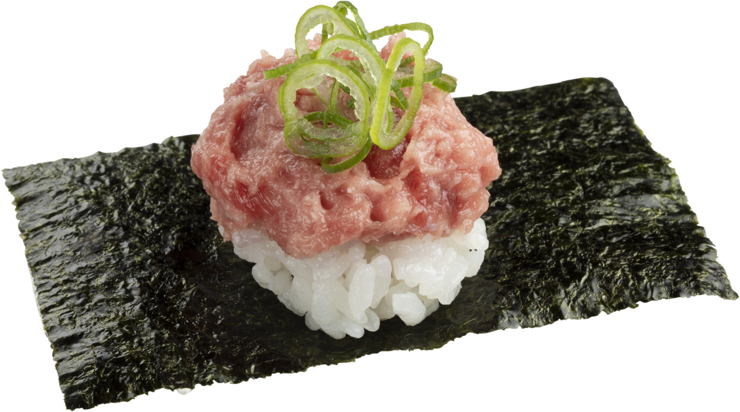 大盛天然黑鮪蔥花呑拿魚海苔包 ($12)