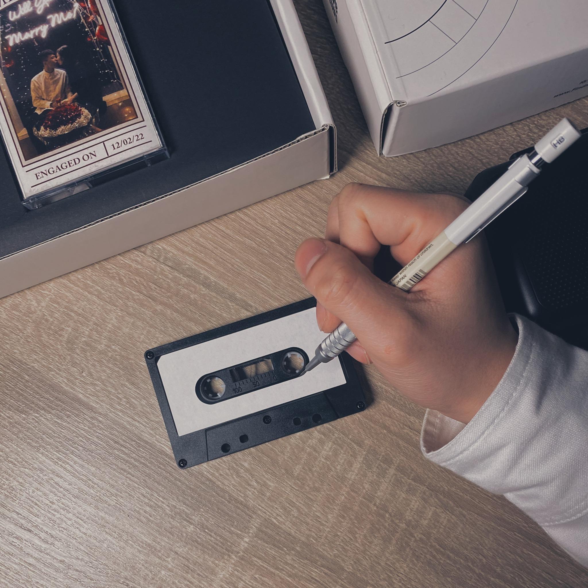 情人節禮物推介2023|Findme Records 客製化錄音帶禮盒 $246.4起 (88折,原價$280起)