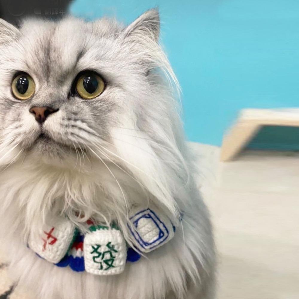 糜特Meet pet life 寵物手作麻將大三元針織領巾 $280.5起