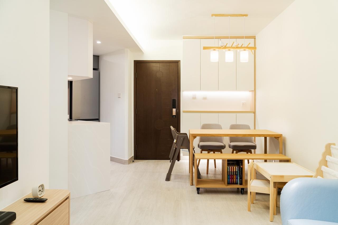 改間三角形儲物房拉直客廳