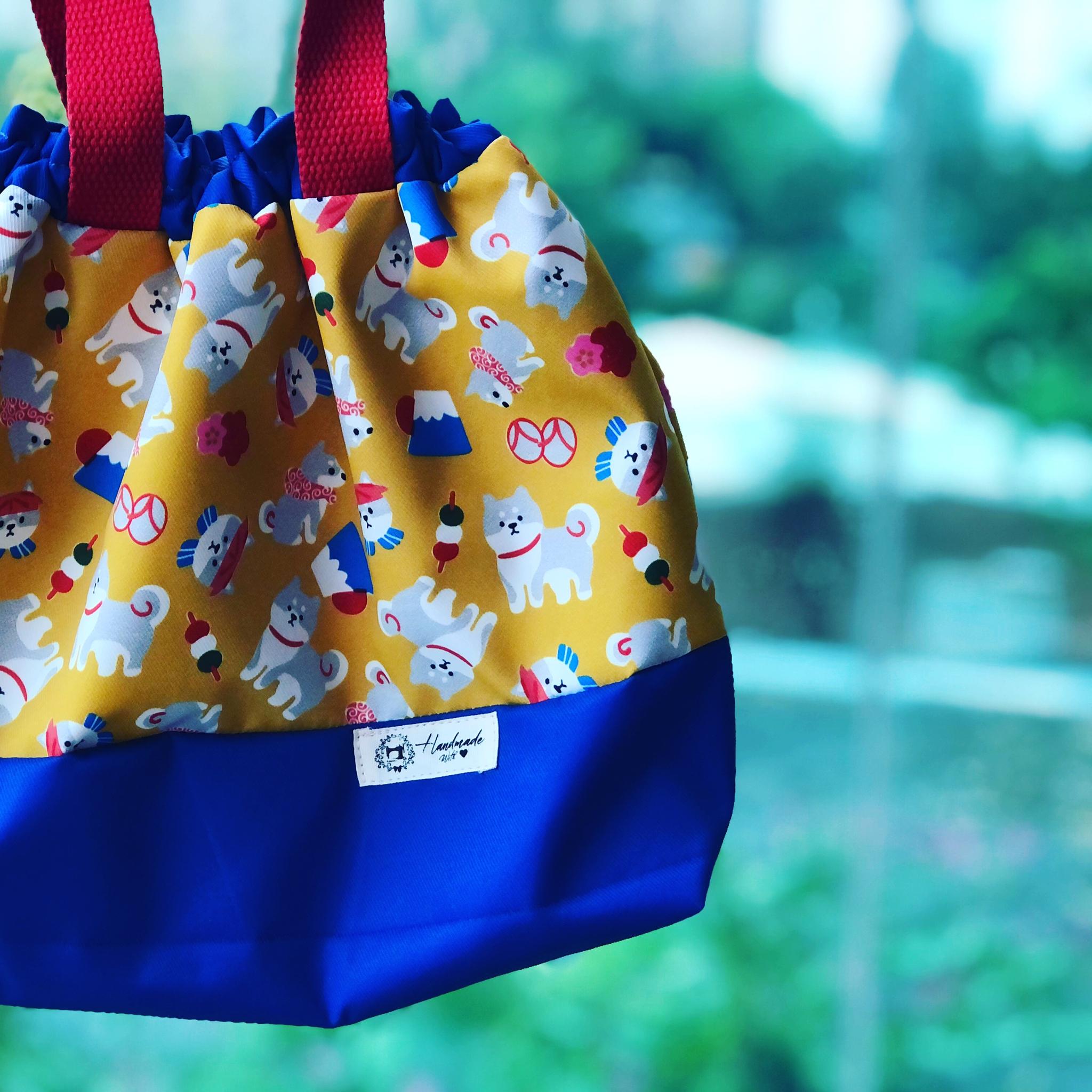 汪星人主題的手工手挽袋