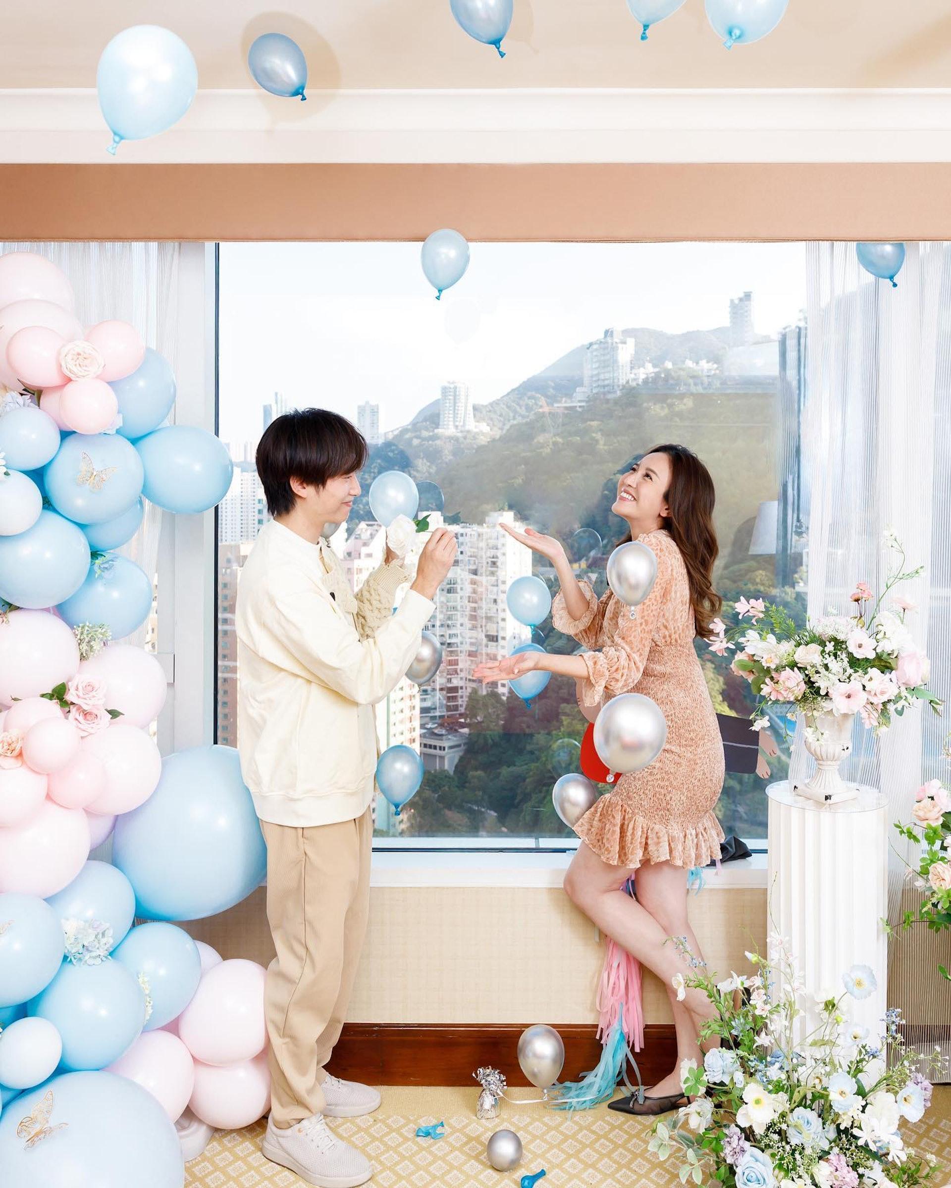 雨僑自言陀仔有別於陀女,自言今次懷胎變了男人樣。