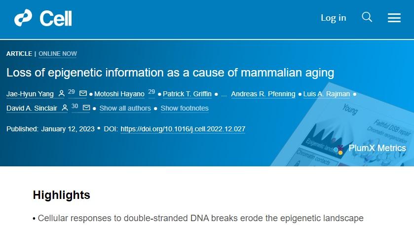 《細胞》(Cell)學術期刊。