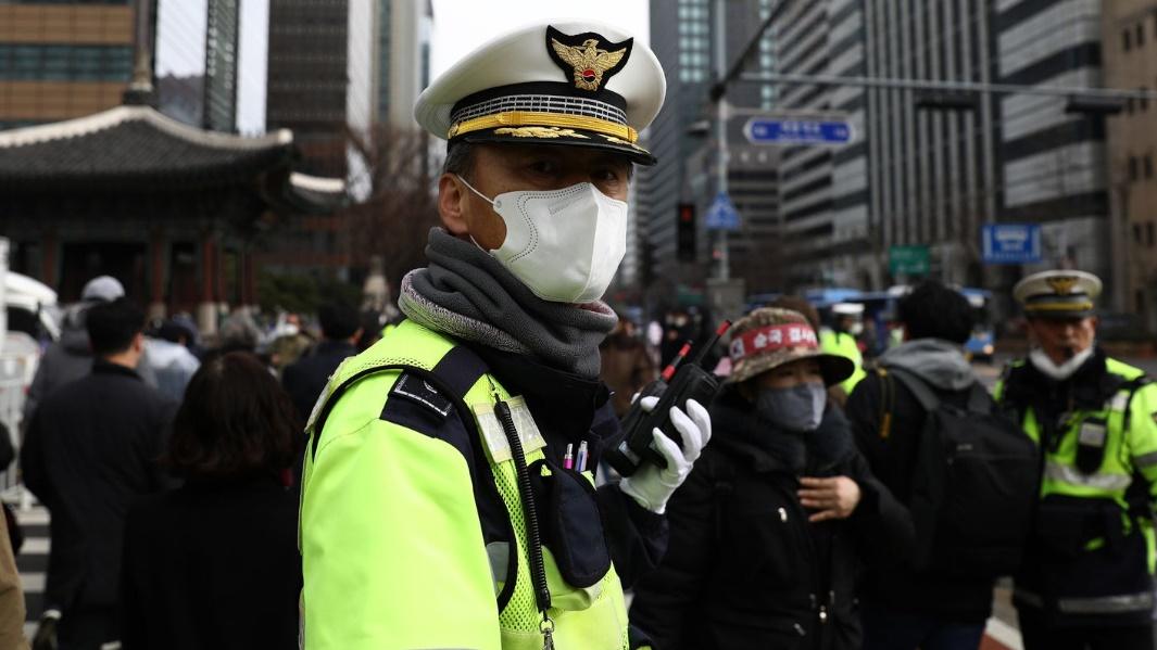 入境南韓中國男確診拒隔離逃走,警方:仍在追捕。(資料圖片)