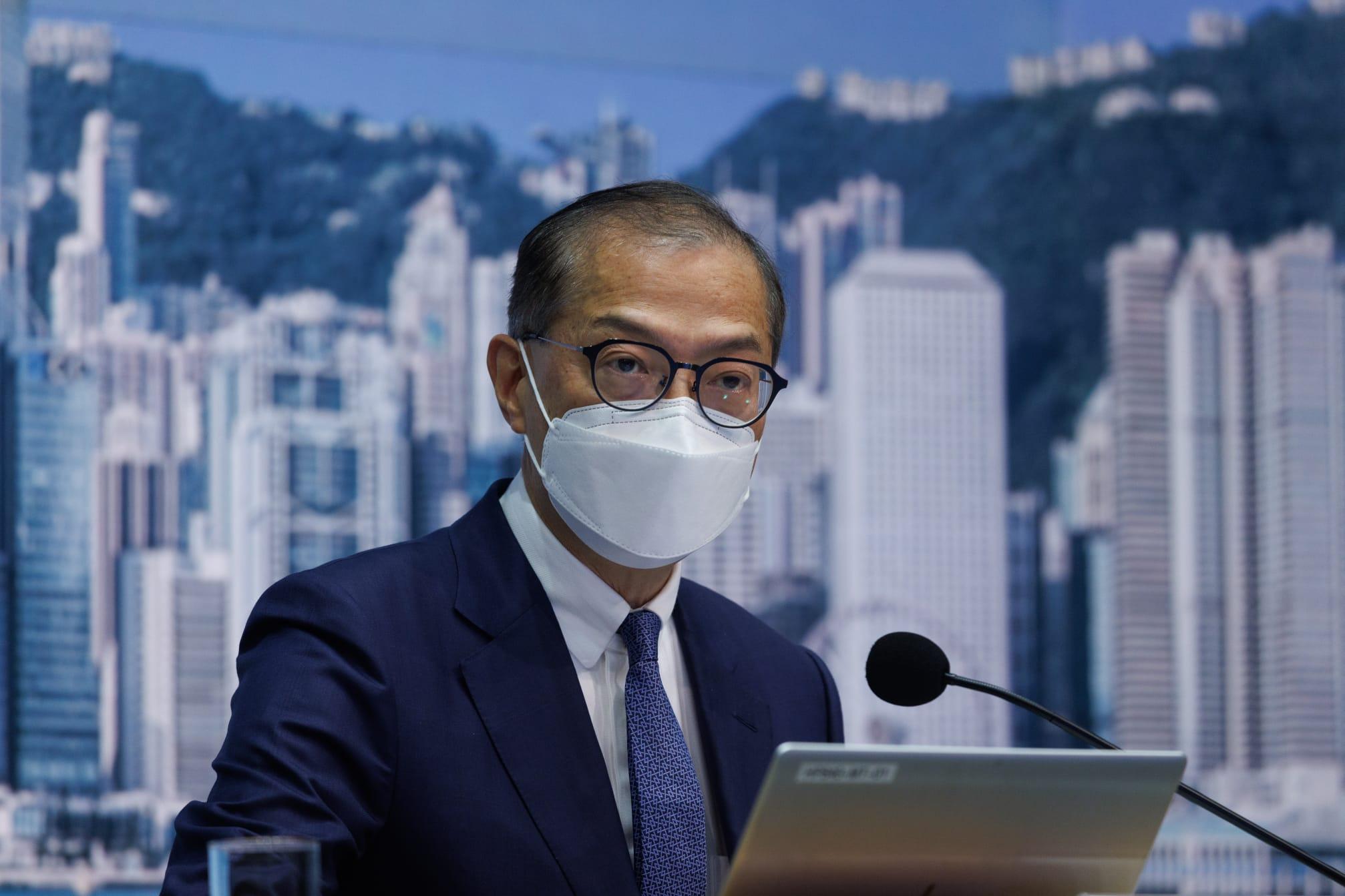 盧寵茂表示,取消隔離令,不代表疫情消失,政府會維持疫情緊急應變級別。(蘇文傑攝)