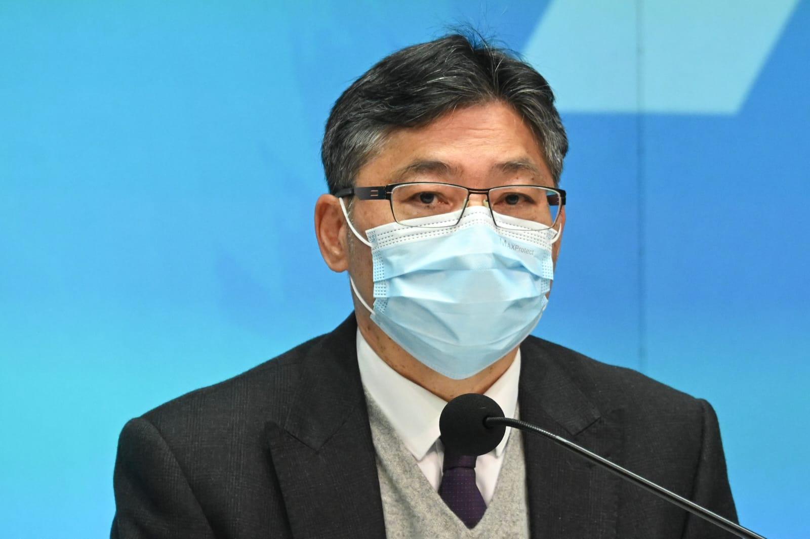 林世雄表示,預料西九高鐵站不遲於本月中復運。(李睿哲攝)