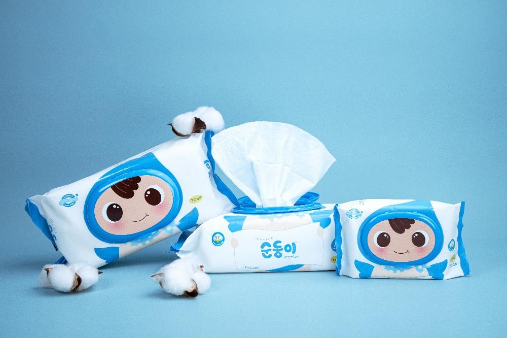 順順兒高級無香嬰兒濕紙巾。