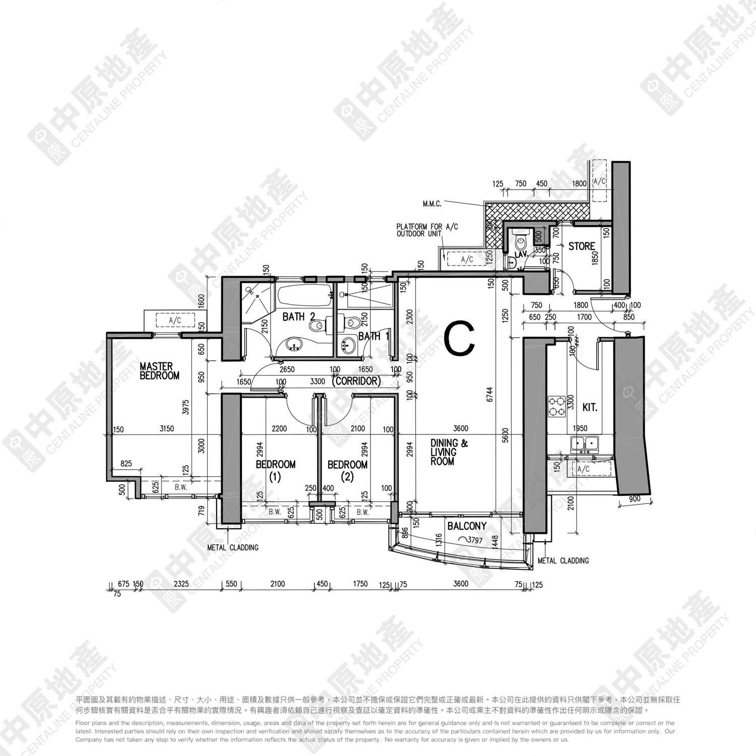 單位原則平面圖。