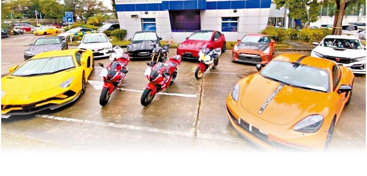 涉去年底荃錦公路非法賽車 警拘16人13漢被起訴