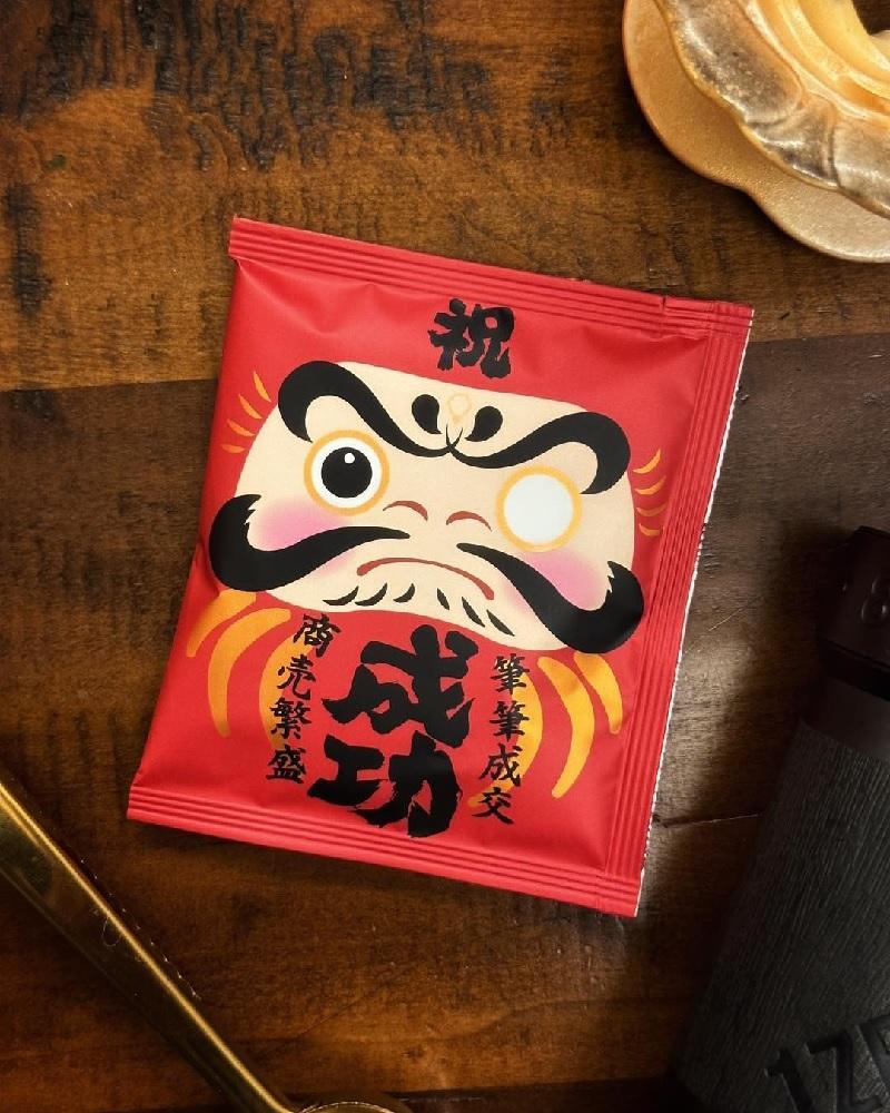 御守包裝的咖啡包。