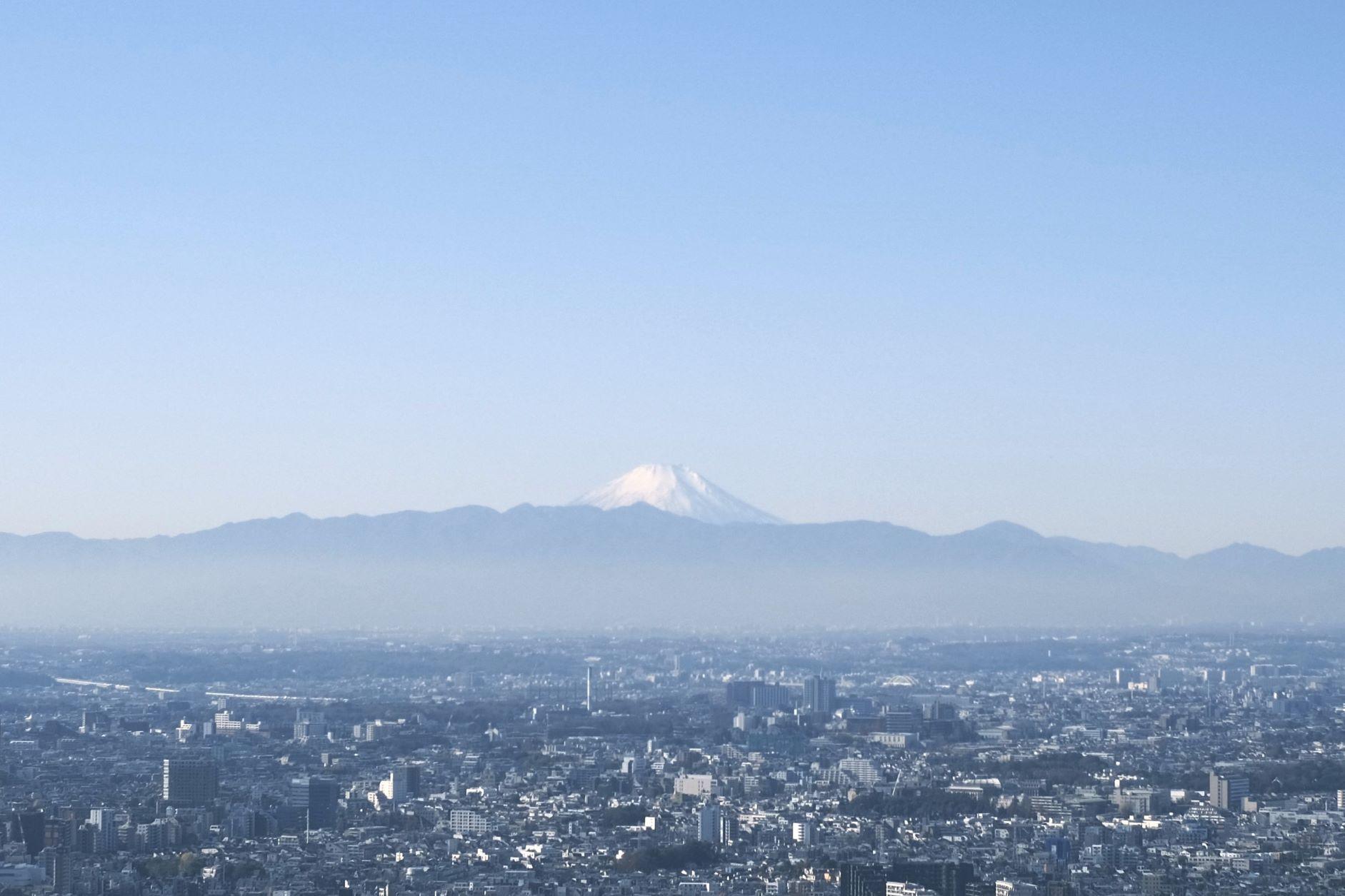 天氣好的日子可以看到富士山