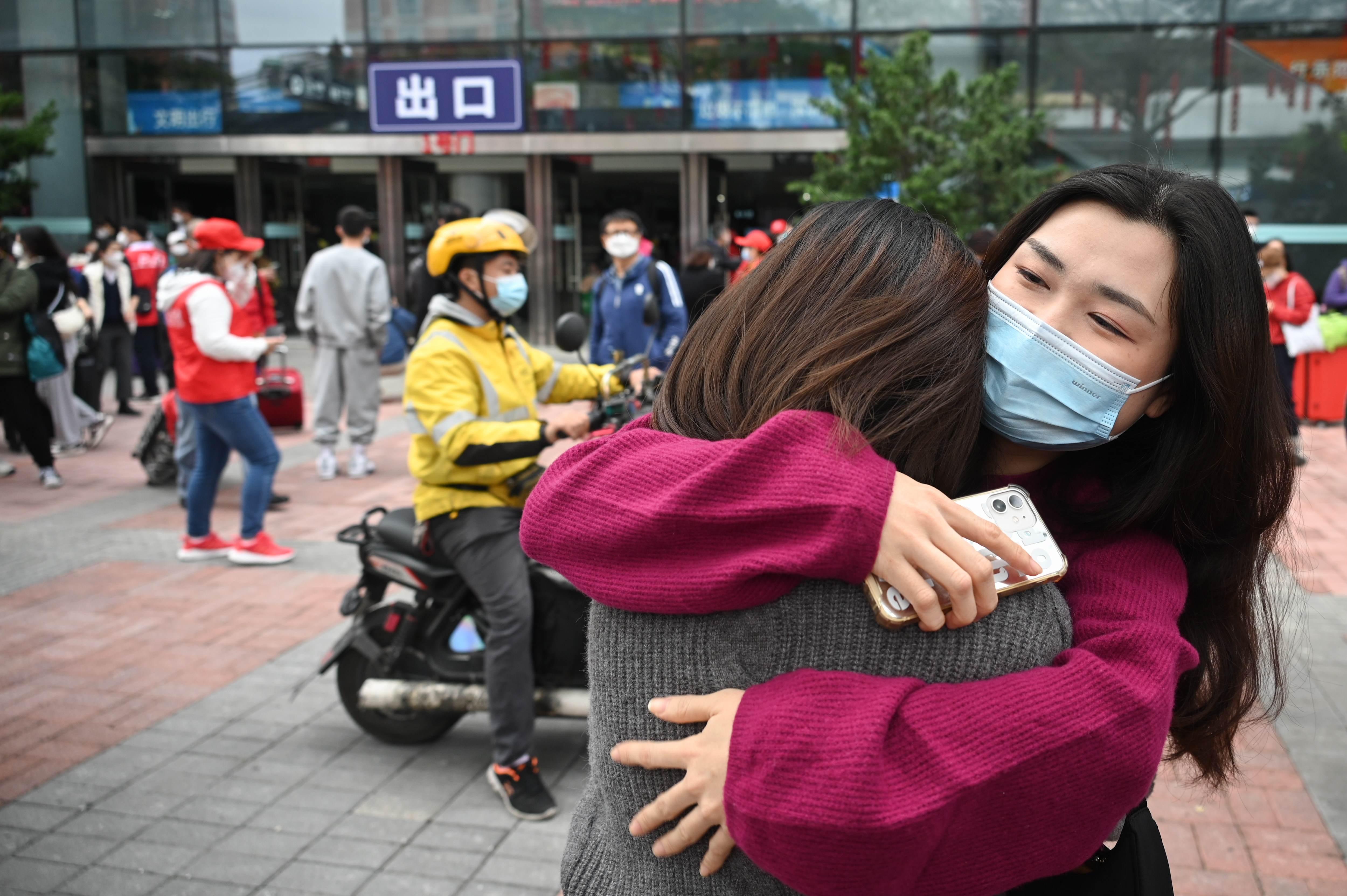 福田口岸 市民通關回內地情況