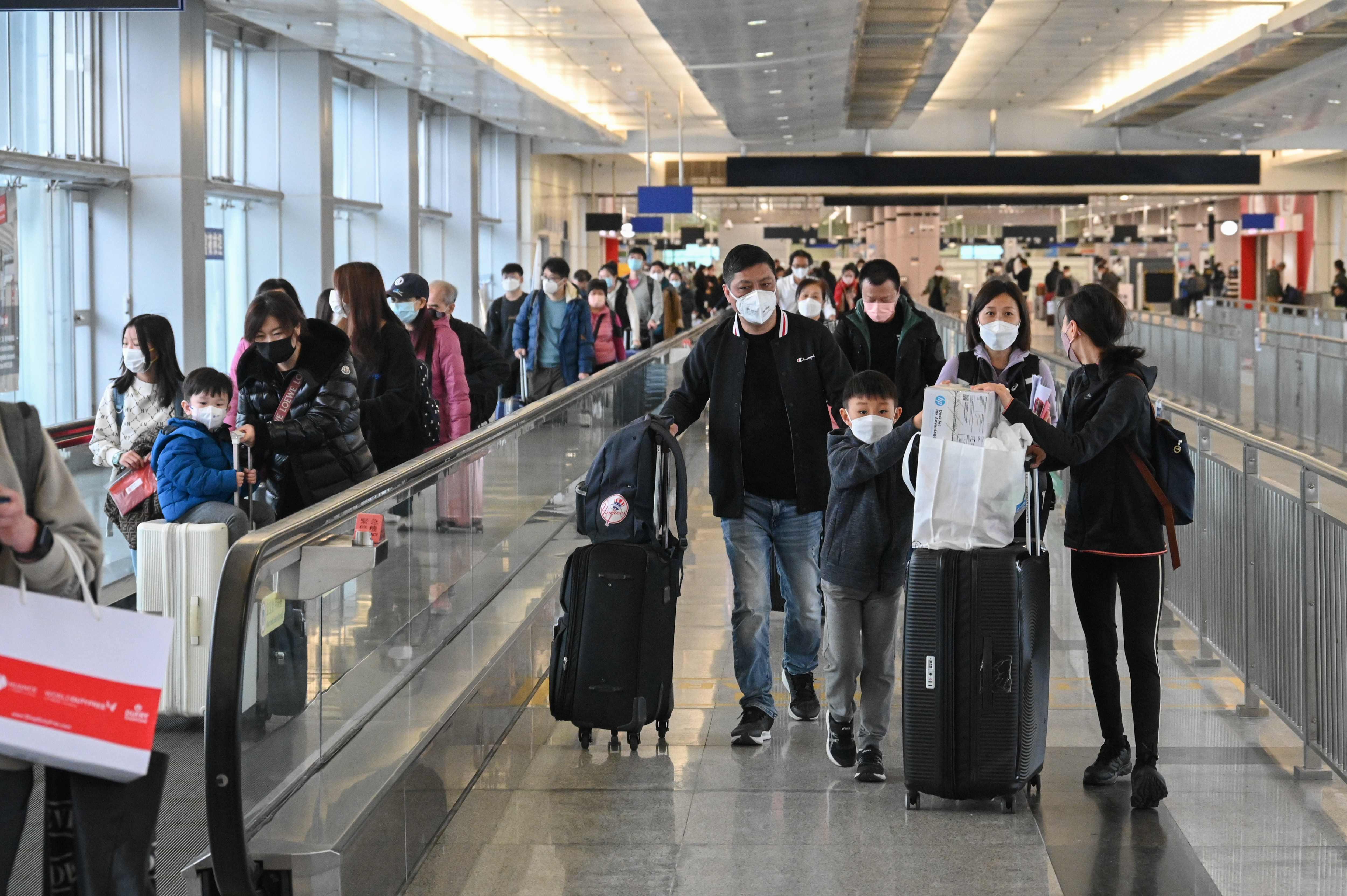 福田口岸 市民通關回內地情況