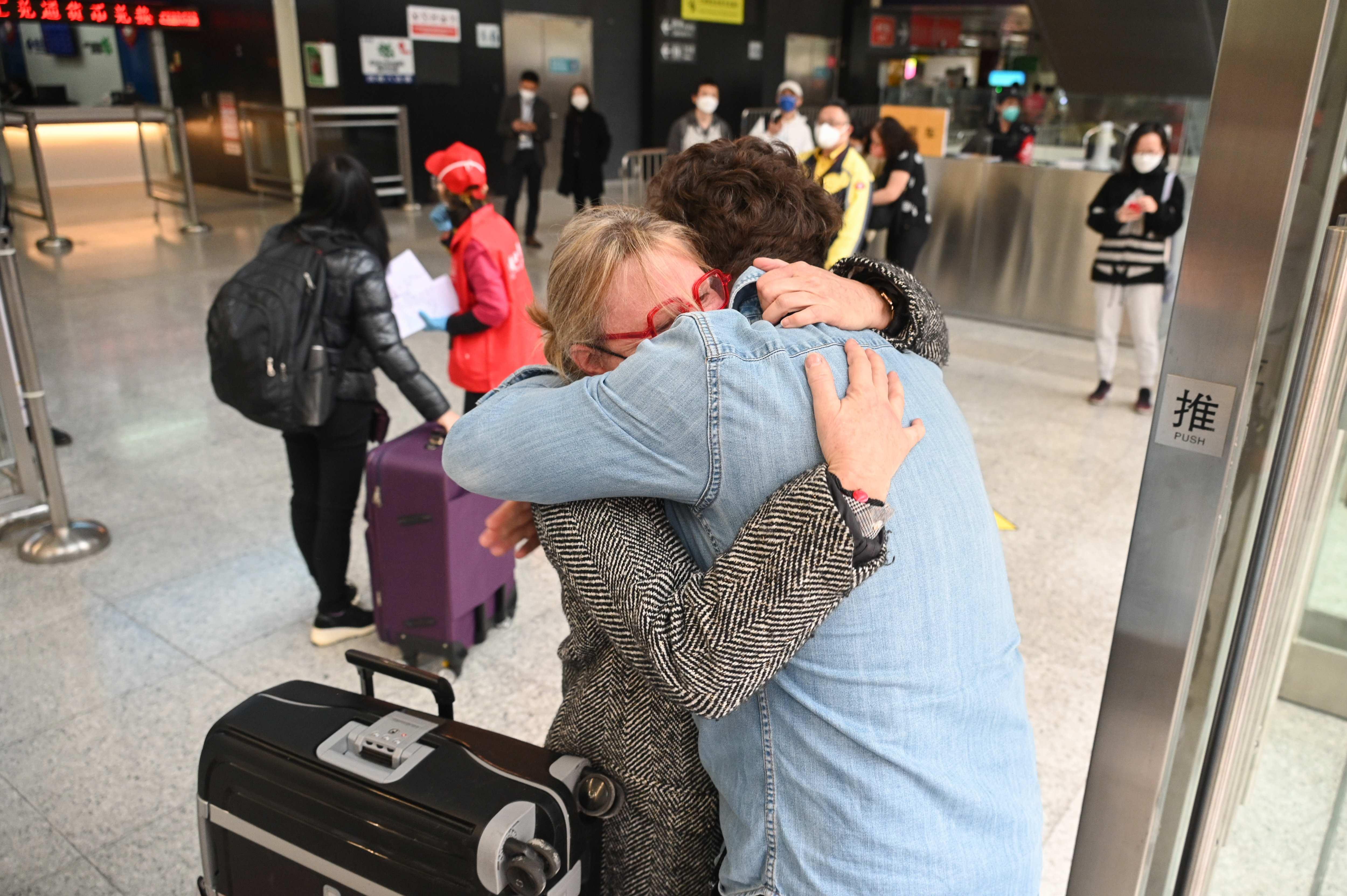 福田口岸 市民通關回內地情況