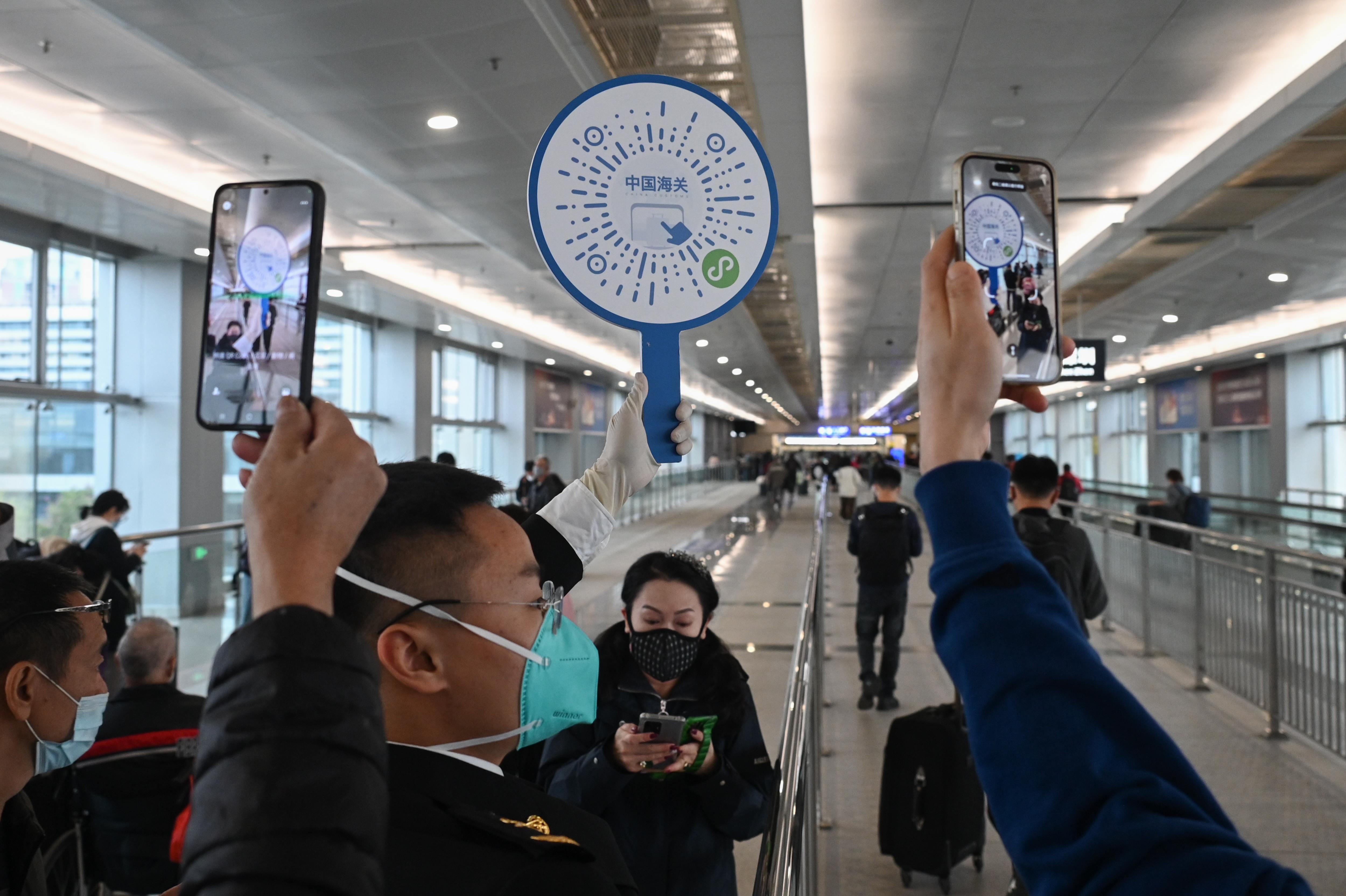 福田口岸 市民通關回內地情況