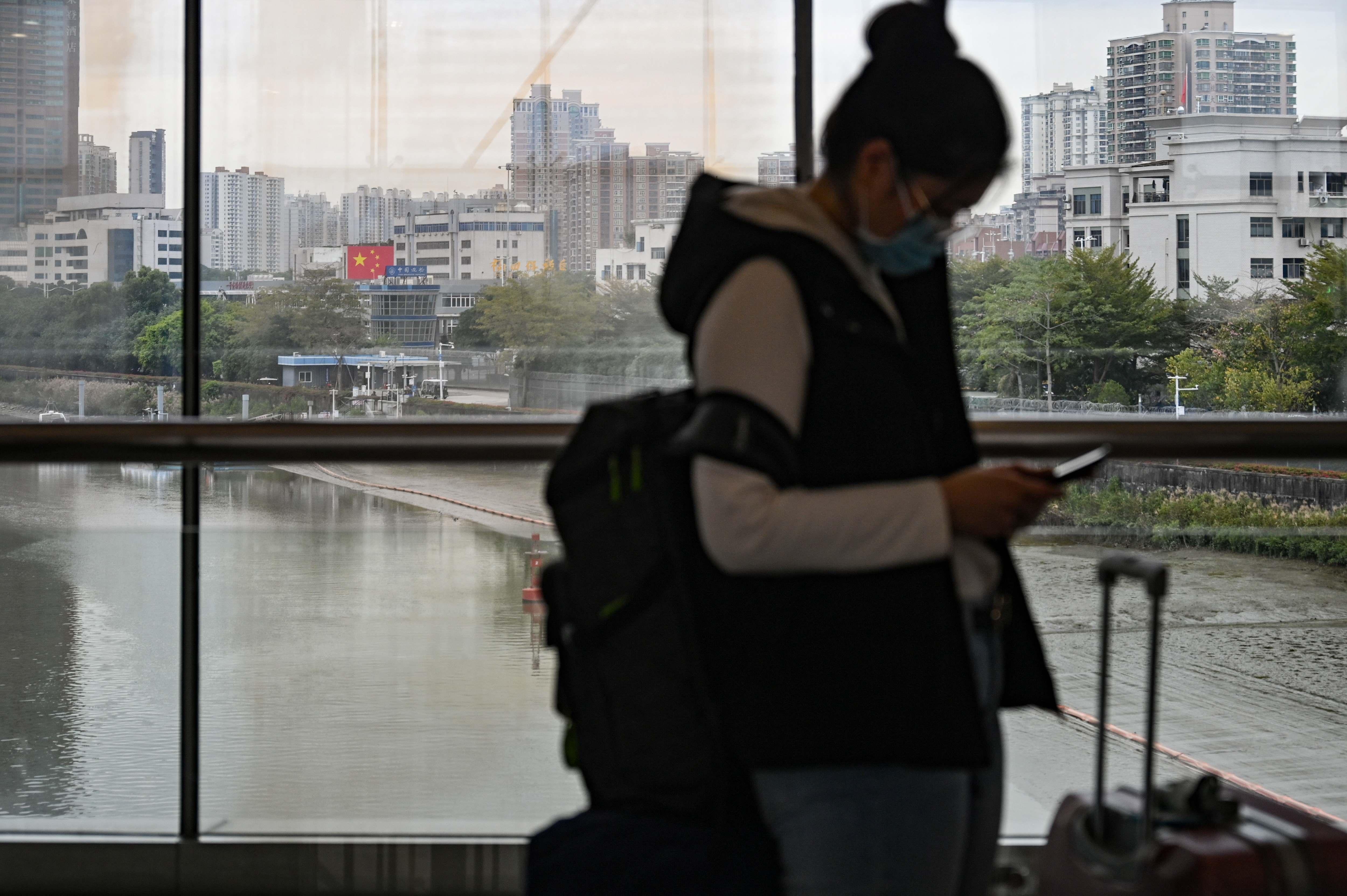 福田口岸 市民通關回內地情況