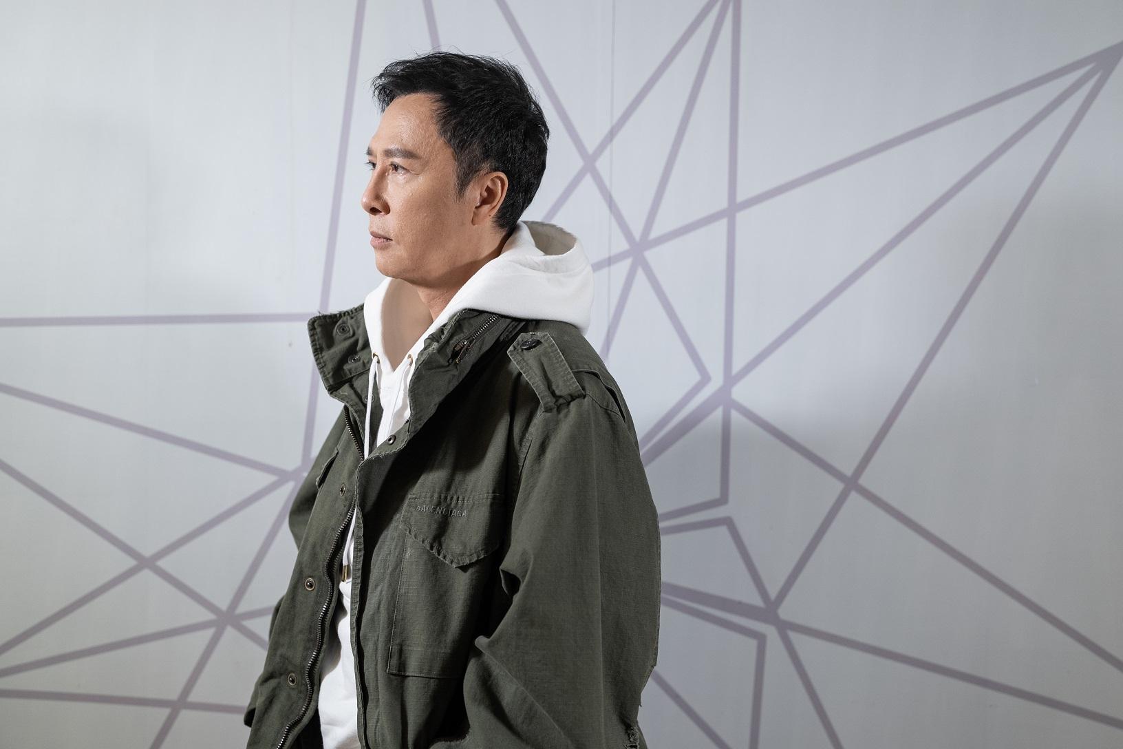 甄子丹毋懼「登六」,笑言61歲湯告魯斯也能從飛機跳下來。(陳奕釗攝)