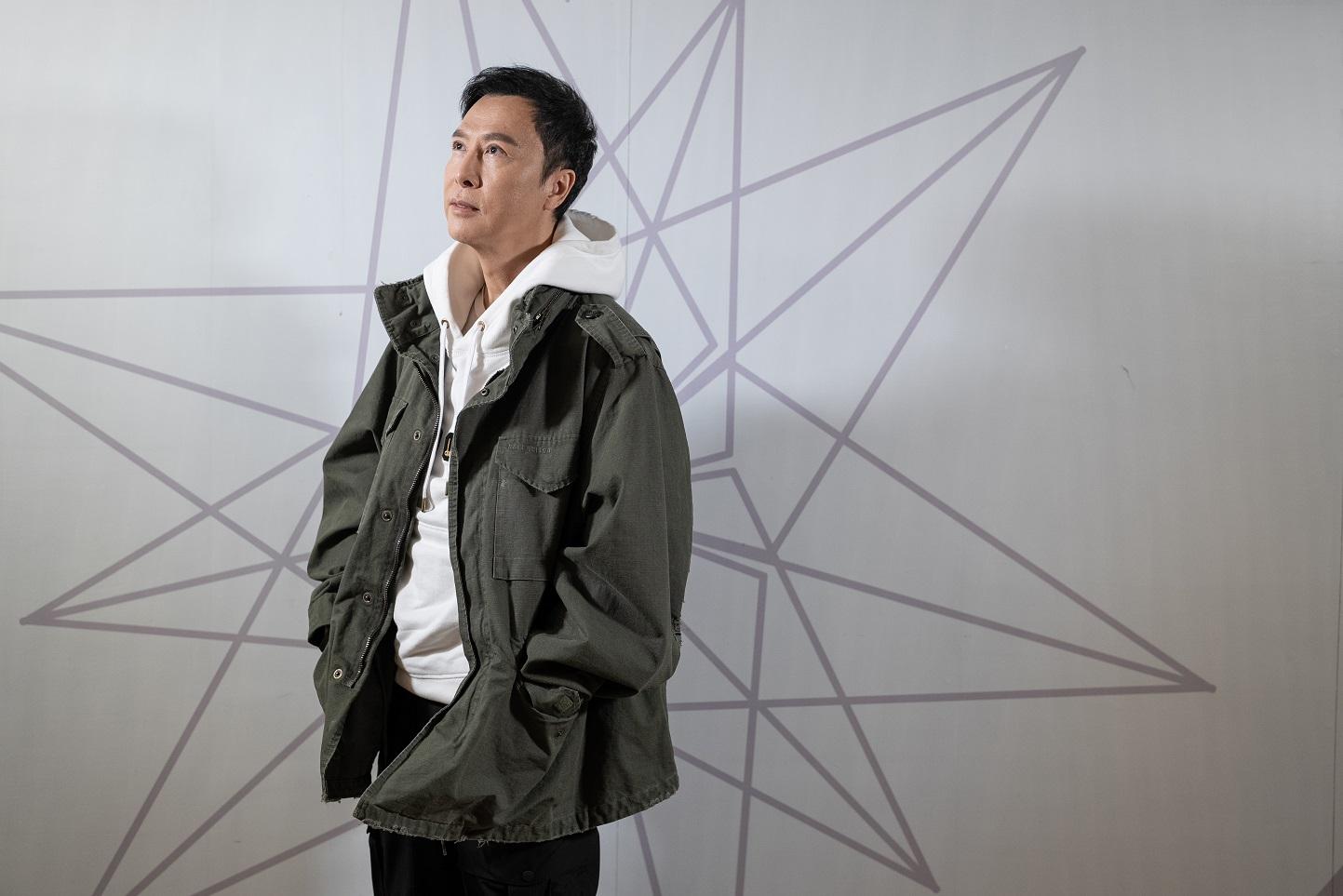 甄子丹希望《天龍八部之 喬峰傳》能讓外國觀眾認識不一樣風格的武俠片。(陳奕釗攝)