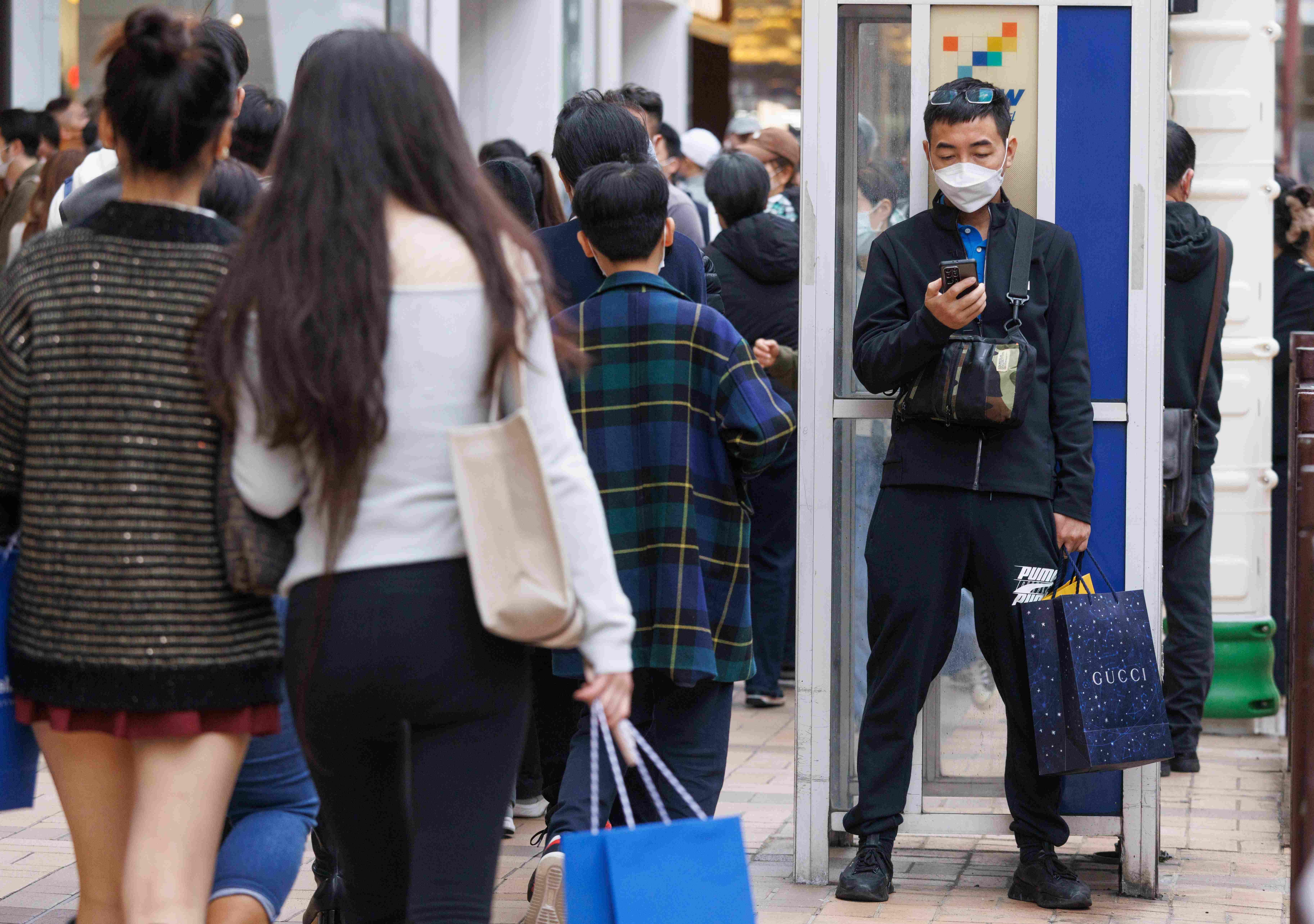 尖沙咀 旅客人潮