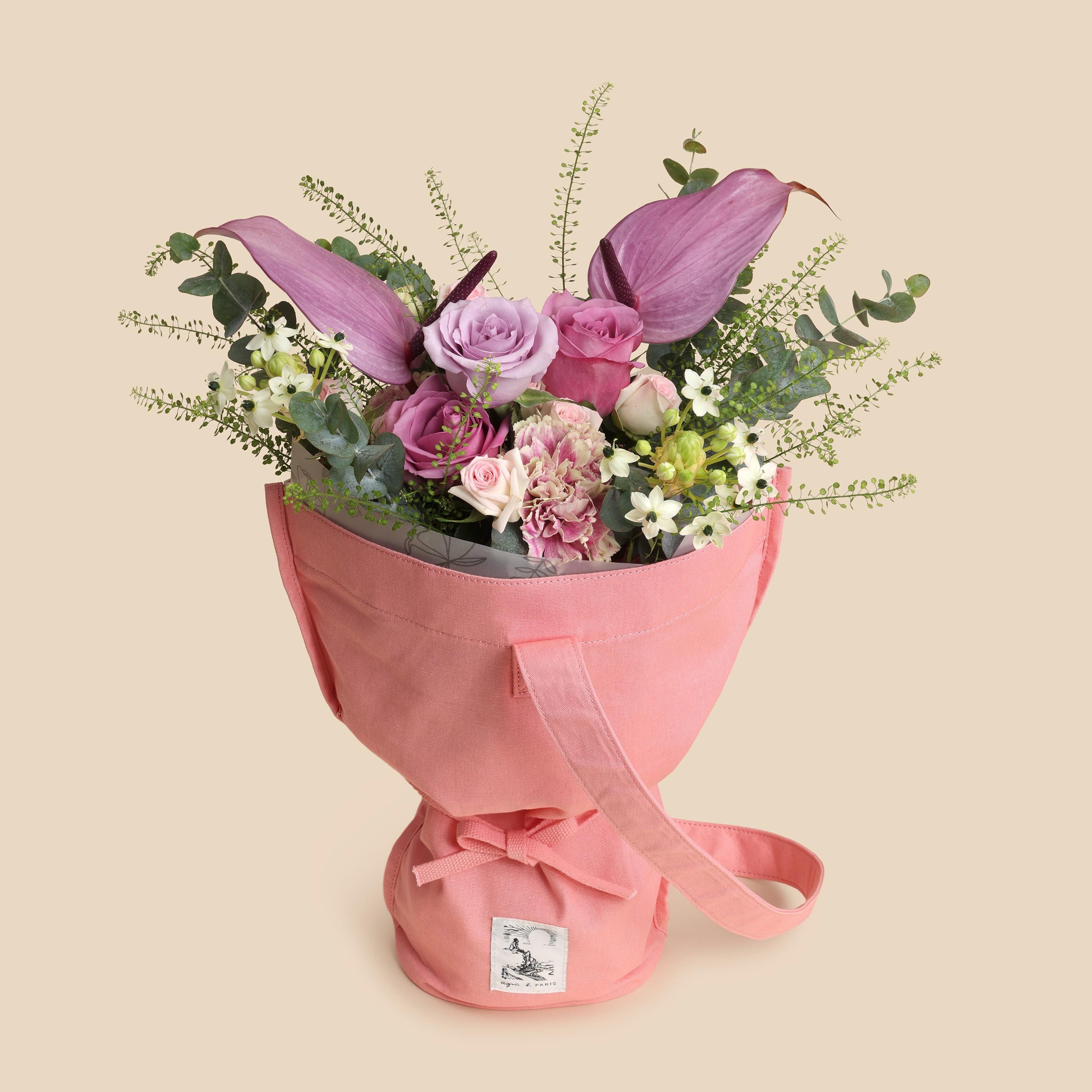 情人節禮物推介2023|agnès b. FLEURISTE 環保布袋花束 Tristan $1,980