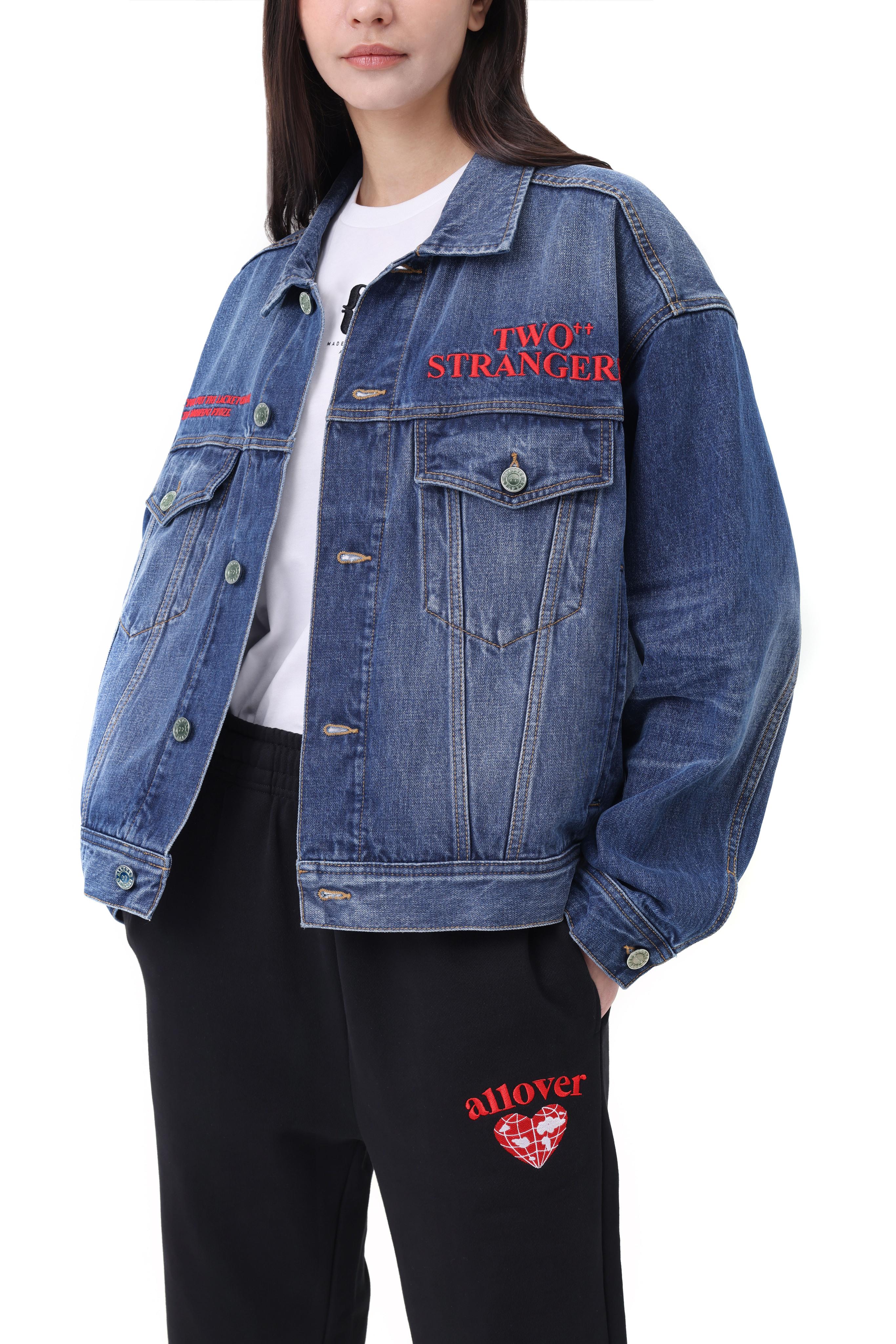 洗水刺繡牛仔褸