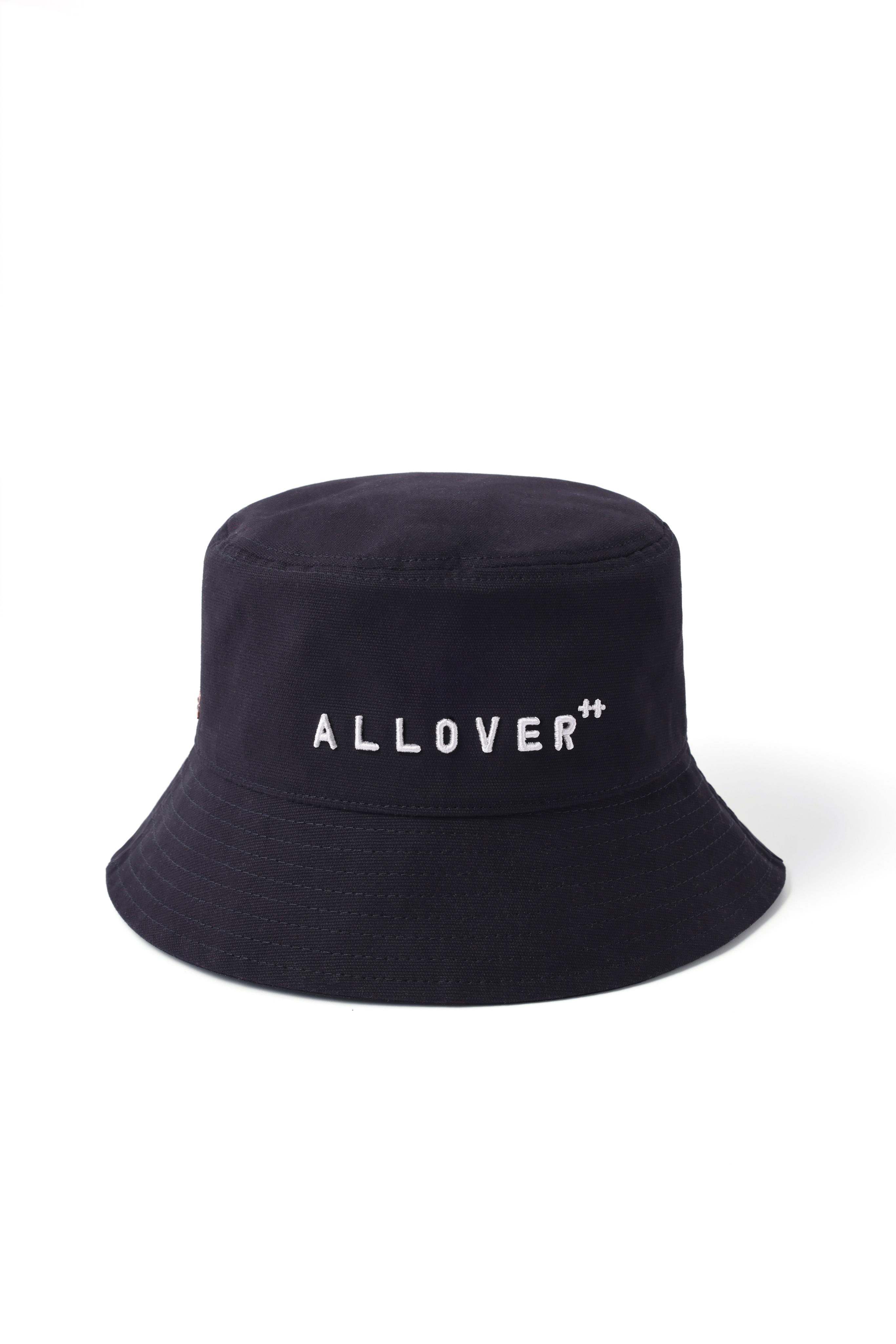 刺繡logo漁夫帽(黑色)