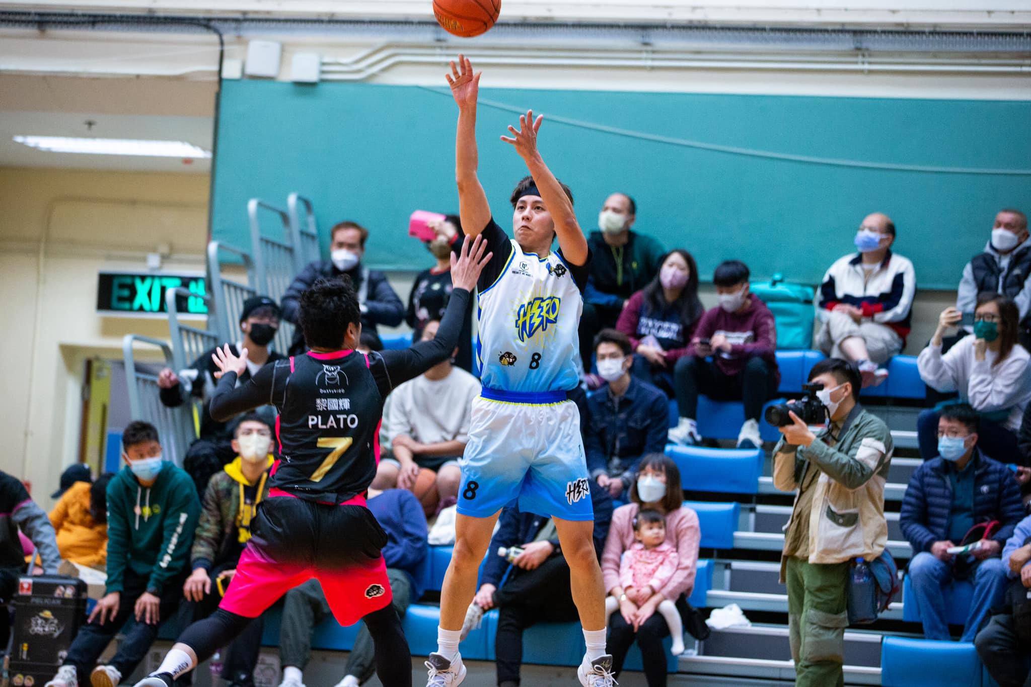 1.87米的陳安立參與不少籃球聯賽。(陳安立FB)