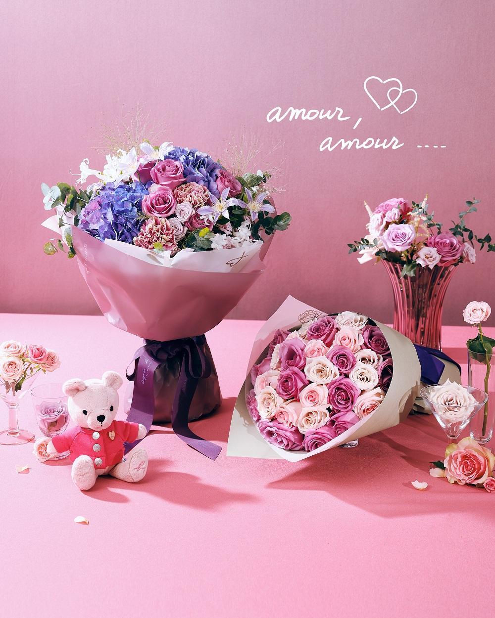 情人節禮物推介2023|agnès b. FLEURISTE 法式情人節花束
