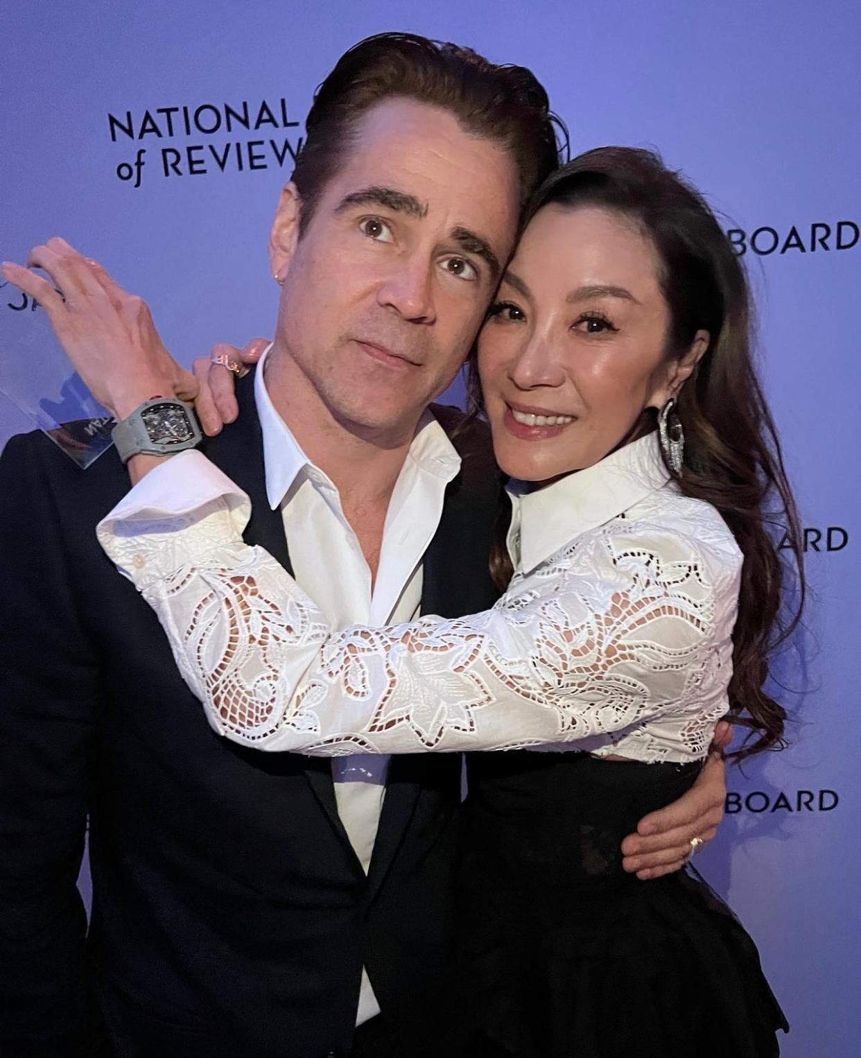 哥連費路與楊紫瓊成為美國國家評論協會大獎的影帝、影后。