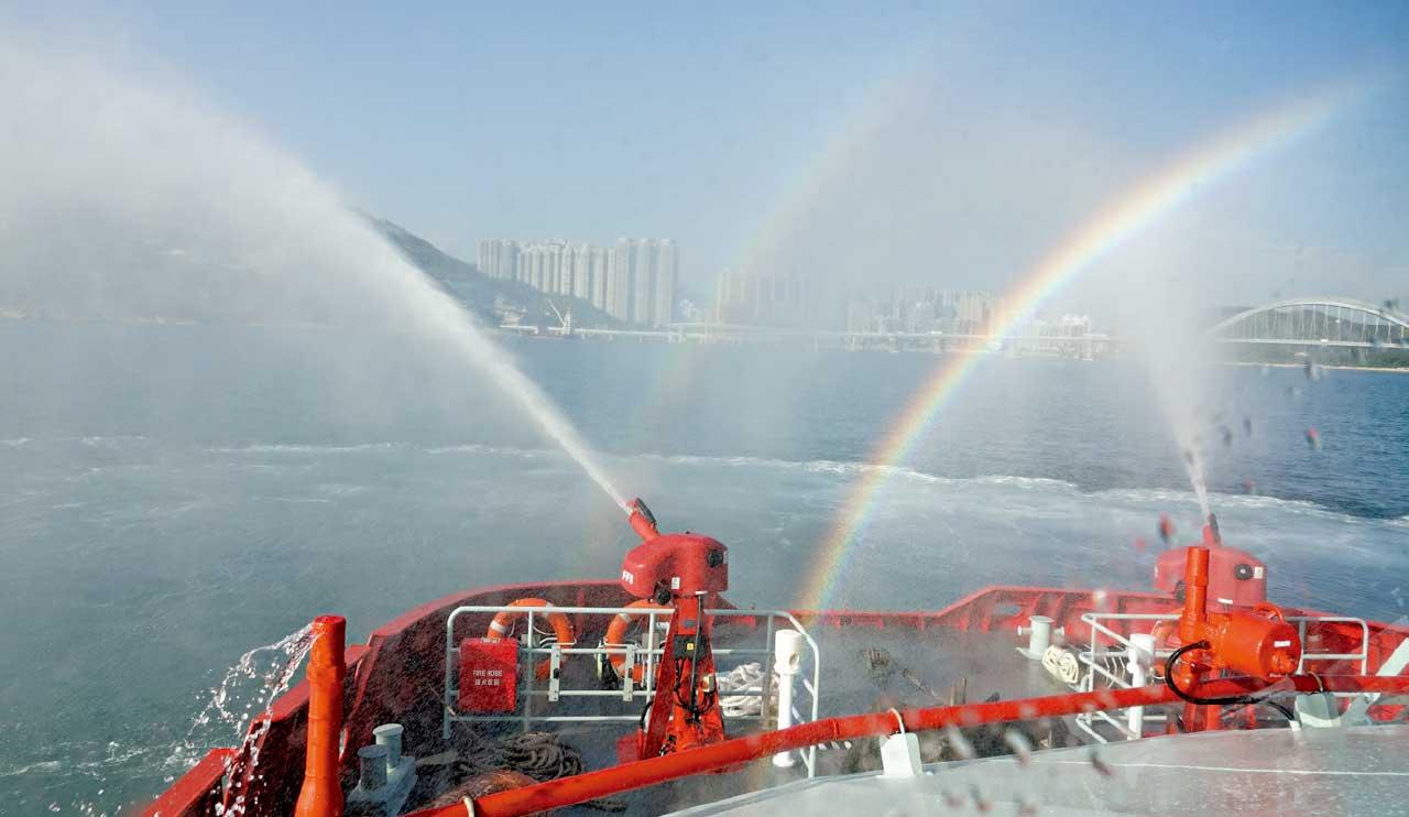 全球第一艘獲船級社認證 七號滅火輪可應付核生化輻射