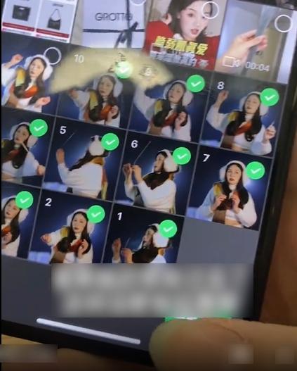 事主拿著鐵絲拍照後,將照片傳給商家後製。(互聯網)