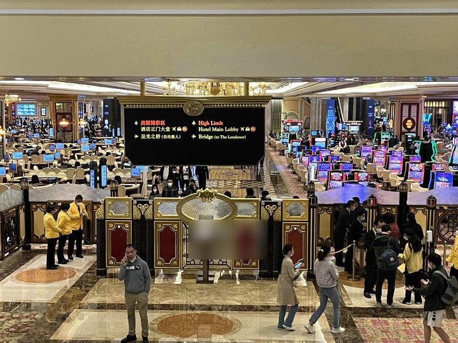 賭場恢復人流。(澳門日報)