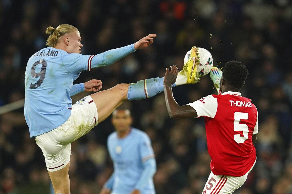 曼城1:0淘汰阿仙奴 (美聯社)