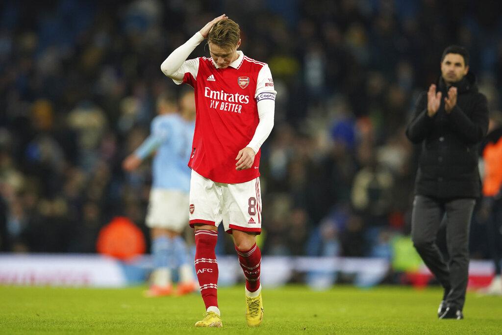 曼城1:0淘汰阿仙奴 (美聯社)