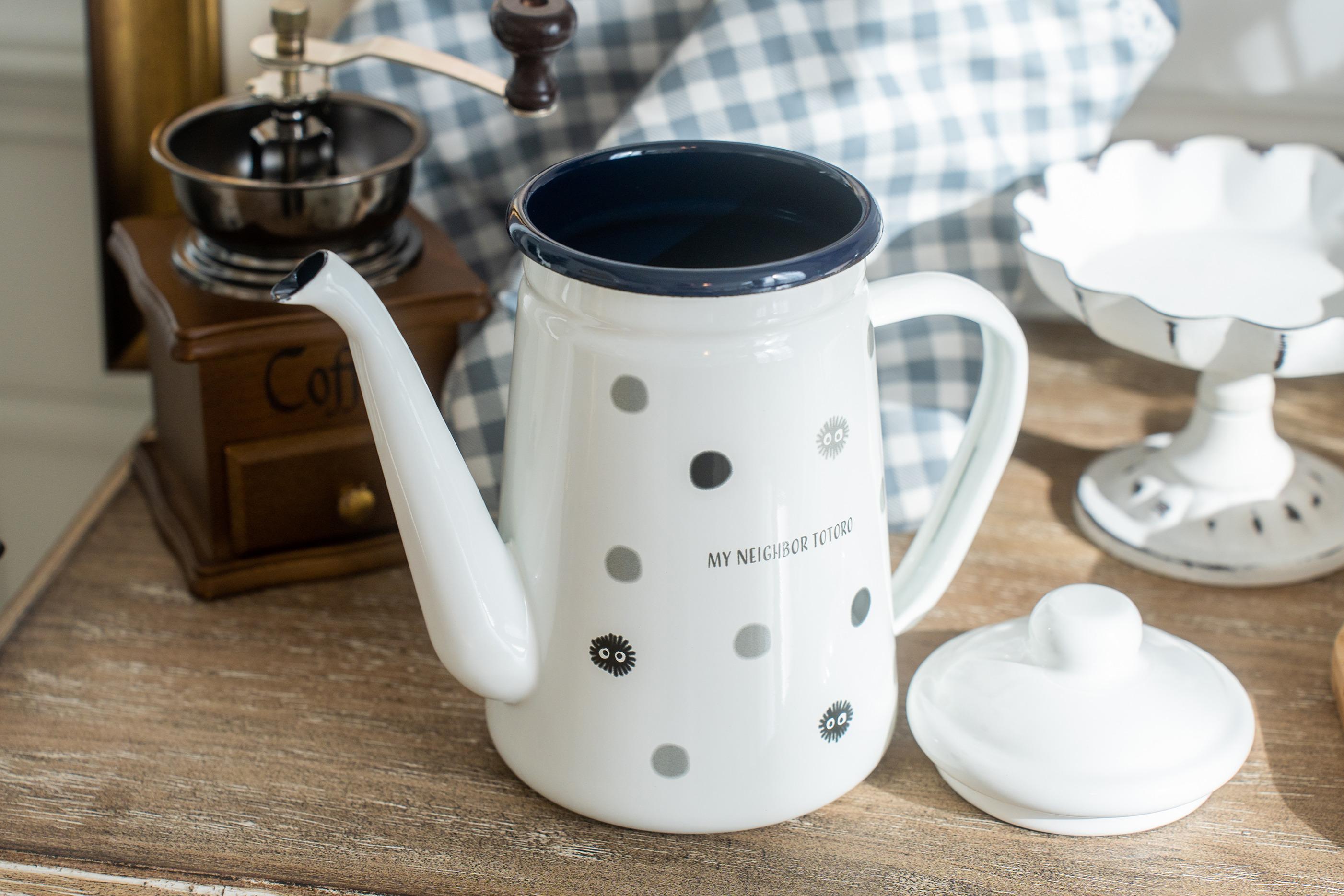 龍貓 煤炭屎鬼 1.1公升琺瑯手沖壺 $510/件