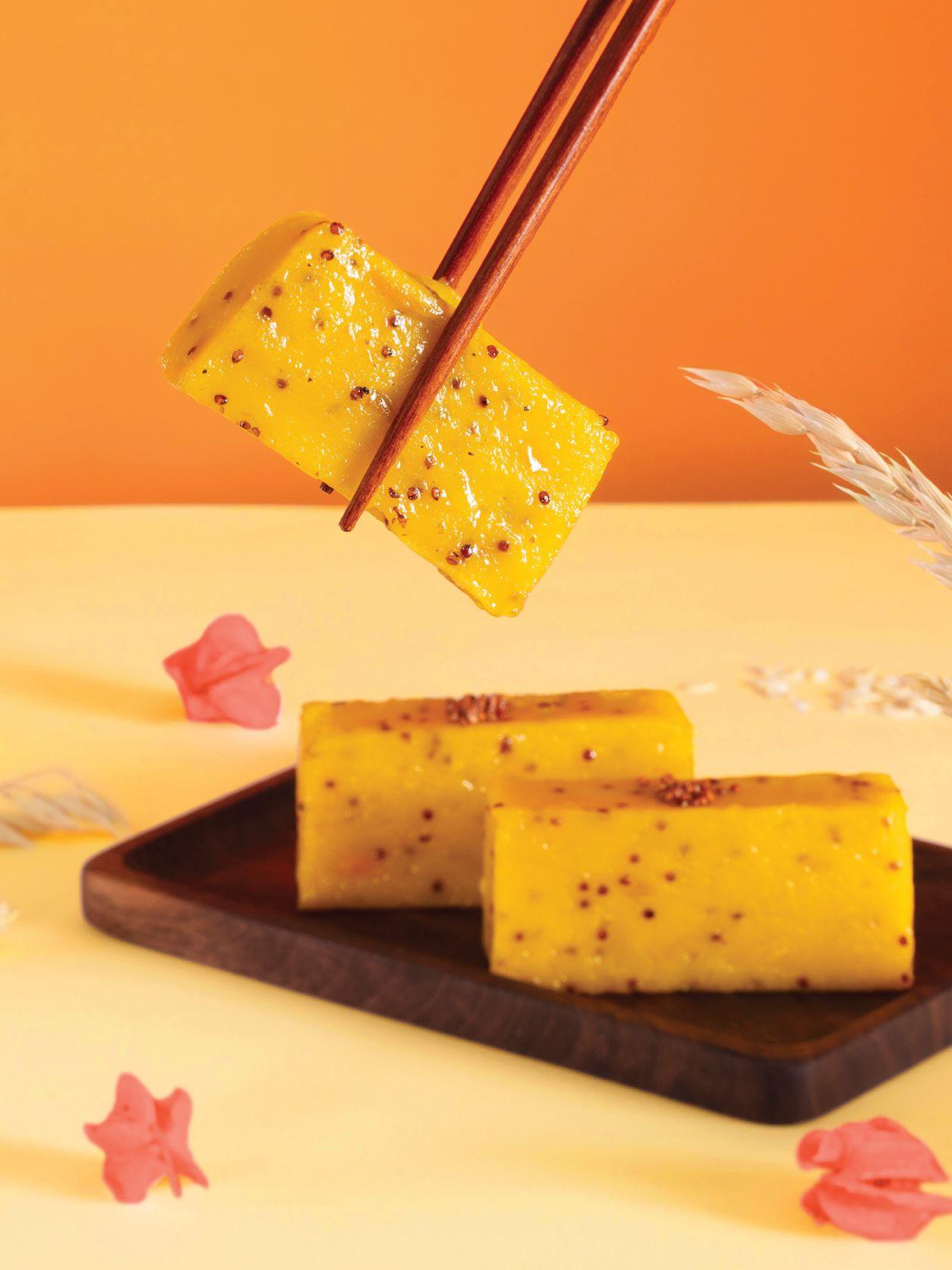 人氣推介「黃金滿Oat」南瓜薑黃紅藜麥燕麥奶年糕(原價$168元,優惠價$148元)